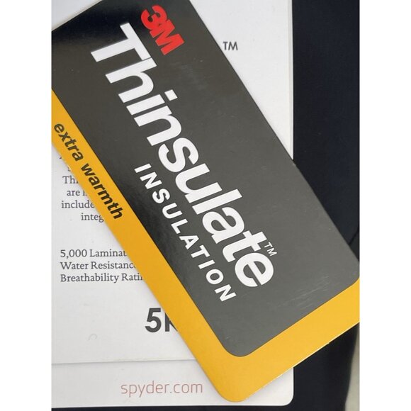 Spyder Parka Jacket Womens Size Small Black Hooded Full Zip Long Coat - Picture 7 of 10